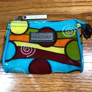 Hadaki small zipper cosmetic bag or wallet